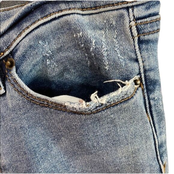 Urban Outfitters Jeans BDG Twig Crop High-Rise Skinny Blue Double Vision - Picture 11 of 15